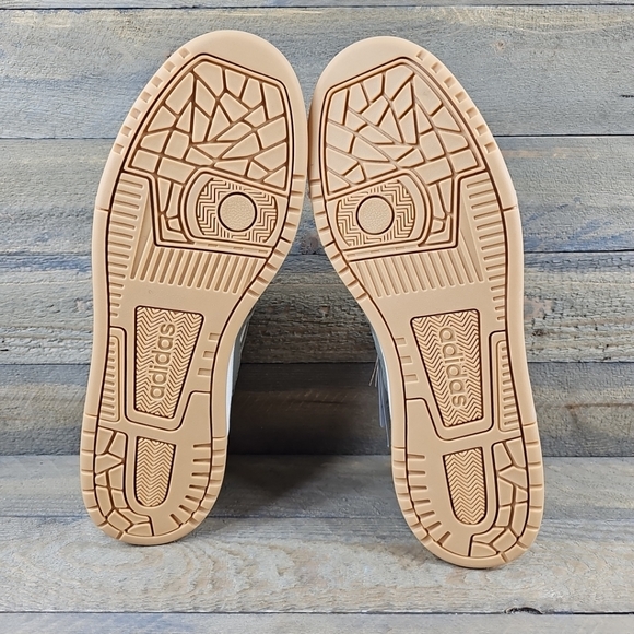 Adidas Men's Break Start Sportswear Athletic Shoes Green Pebble Chalk White - Picture 6 of 10